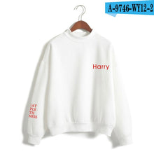 Load image into Gallery viewer, LUCKYFRIDAYF Harry Styles Treat People With Kindness Print Sweatshirts Women Turtleneck Long Sleeve Fashion Sweatshirts Custom