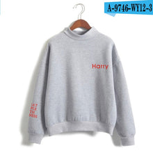 Load image into Gallery viewer, LUCKYFRIDAYF Harry Styles Treat People With Kindness Print Sweatshirts Women Turtleneck Long Sleeve Fashion Sweatshirts Custom