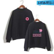Load image into Gallery viewer, LUCKYFRIDAYF Harry Styles Treat People With Kindness Print Sweatshirts Women Turtleneck Long Sleeve Fashion Sweatshirts Custom