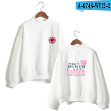 Load image into Gallery viewer, LUCKYFRIDAYF Harry Styles Treat People With Kindness Print Sweatshirts Women Turtleneck Long Sleeve Fashion Sweatshirts Custom