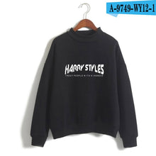 Load image into Gallery viewer, LUCKYFRIDAYF Harry Styles Treat People With Kindness Print Sweatshirts Women Turtleneck Long Sleeve Fashion Sweatshirts Custom
