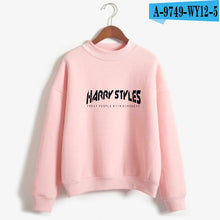 Load image into Gallery viewer, LUCKYFRIDAYF Harry Styles Treat People With Kindness Print Sweatshirts Women Turtleneck Long Sleeve Fashion Sweatshirts Custom