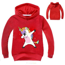 Load image into Gallery viewer, New 2019 Children Kids Spring Autumn Sweatshirt Boys Girls Cute Unicorn Print Long Sleeve Hooded Hoodies Sweatshirt Tops