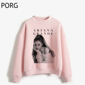 Women Pullovers Ariana Grande Hoodies Women Harajuku Sweatshirt Printed Casual Ullzang Vintage Aesthetic Sweatshirt Hoodie 2019