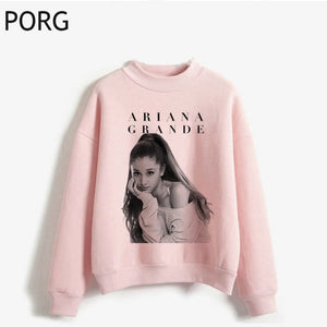 Women Pullovers Ariana Grande Hoodies Women Harajuku Sweatshirt Printed Casual Ullzang Vintage Aesthetic Sweatshirt Hoodie 2019