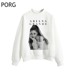 Women Pullovers Ariana Grande Hoodies Women Harajuku Sweatshirt Printed Casual Ullzang Vintage Aesthetic Sweatshirt Hoodie 2019