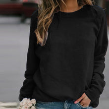 Load image into Gallery viewer, VIEUNSTA 5XL Solid Color Round Neck Women Hoodies Autumn Winter Sweatshirt 2019 Plus Size Long Sleeve Casual Tops Femme Pullover