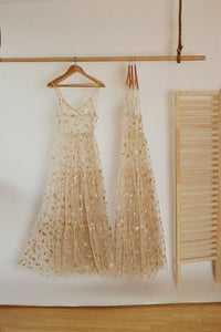 Womens Lace Mesh Spaghetti Straps See Through Cover Sexy See Through Baggy Ladies Stars Beach Bling Bling Long Dress