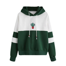 Load image into Gallery viewer, Free Ostrich women hoodies winter sweatshirts Long Sleeve Cactus Print Hoodie Sweatshirt Hooded Pullover Tops #O